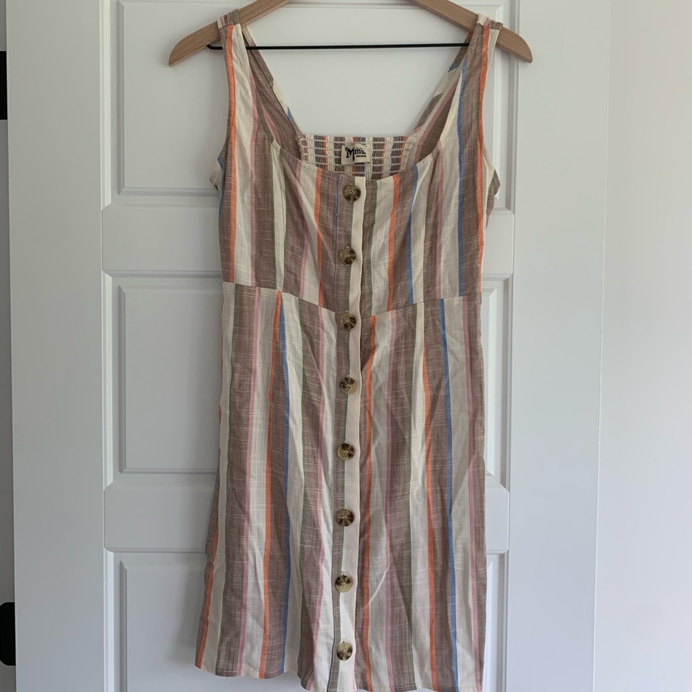 Show Me Your MuMu Linen Mini Dress